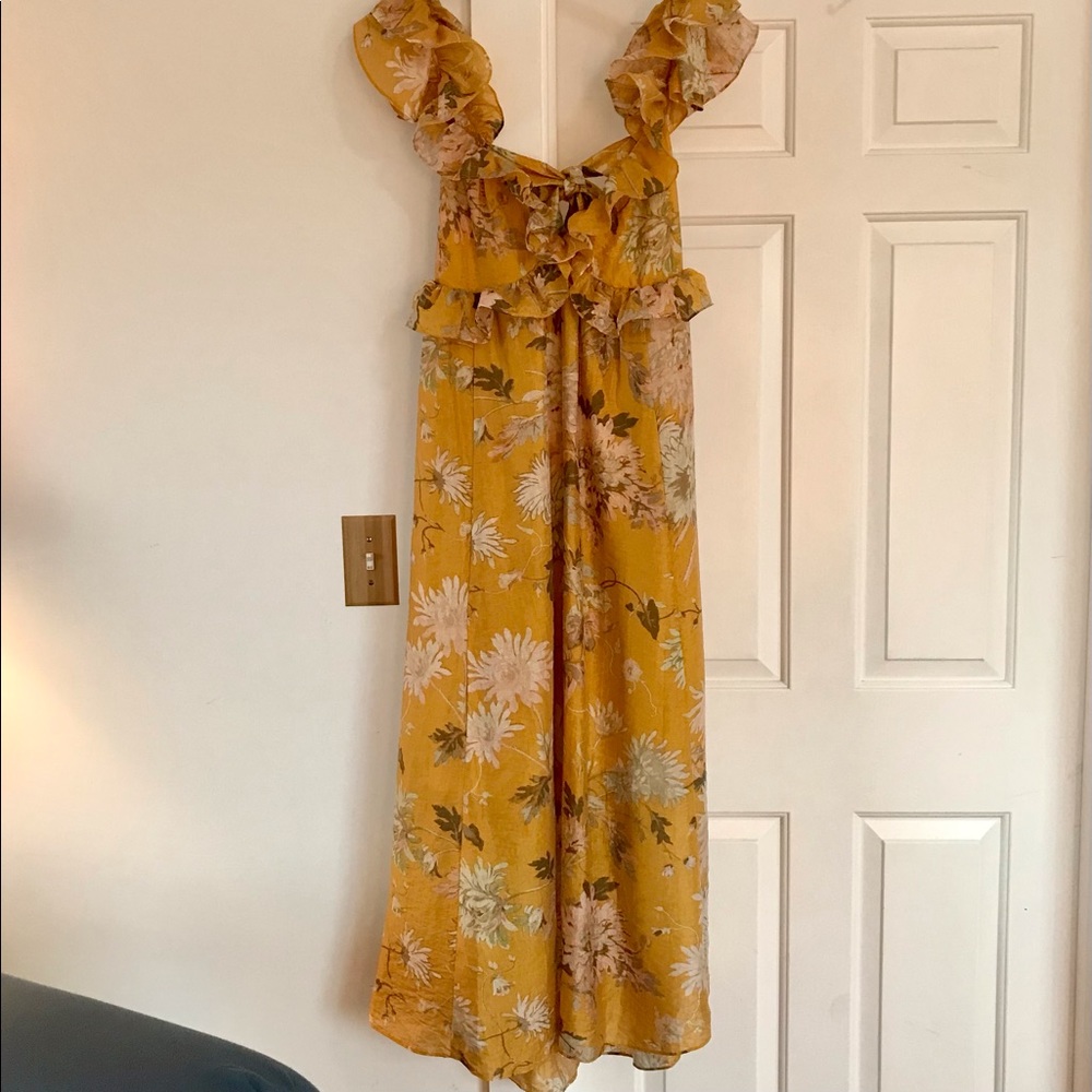 H&M Floral Yellow Maxi Dress - Picture 8 of 12